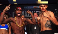 Isaac Dogboe (left) will fight Emanuel Navarrete in a rematch on May 11