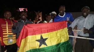 Ghanaian fans in Jordan