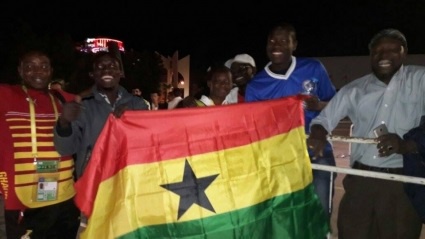 Ghanaian fans in Jordan