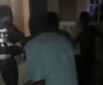Watch moment SHS students allegedly stormed teacher's residence to claim female classmate