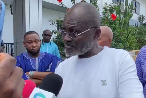 Kennedy Agyapong speaking to the media on June 16, 2026 Kennedy Agyapong speaking to the media on June 16, 2026