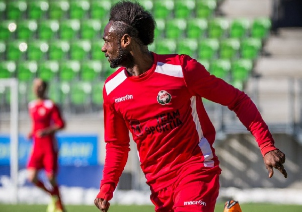 Paintsil has netted five goals in his 12 league appearances for FF Jaro