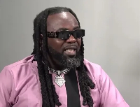 Former Black Stars player Prince Tagoe (L) says Shatta Wale (R) made him invest in Stonebwoy