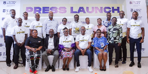 Officials from the UG Sports Directorate and GTDC boss Prof Kobby Mensah attended the event