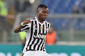 Kwadwo Asamoah played no part in the game