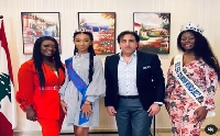 Stacy Amoateng, Pamela Milad Chahine, Maher Kheir and Calista Amoateng [L-R]