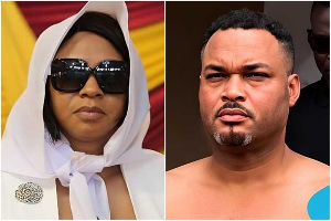 Sarah Adwoa Safo (L) previously challenged Kwadwo Safo (R), which led to a shooting incident