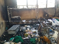 The fire destroyed belongings of students who are mostly in their first year