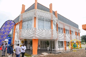 This is the new Minerals Commission District Office at Damang This is the new Minerals Commission District Office at Damang