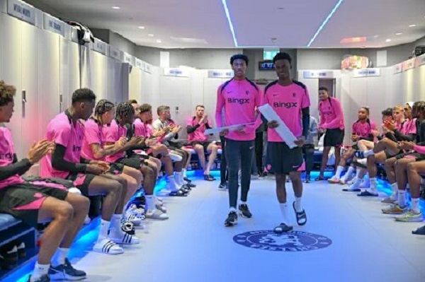 Josh Acheampong and George (middle) promoted to join Chelsea's first team