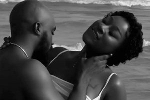 A scene from Efia Odo’s 'Take Me Home' visualizer with Mr Drew