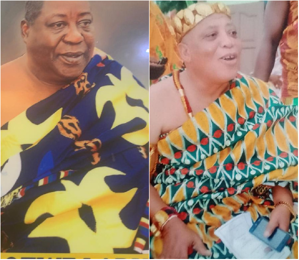 Nii Bortey Okplen Dzalesene II and Nii Botwe Laryea II, Dzasetse of Nungua Paramount Stool