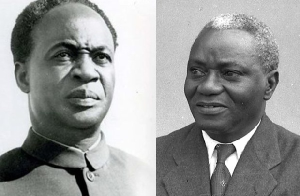 Dr. Kwame Nkrumah and Dr. J.B, Danquah