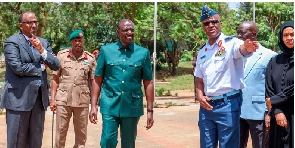 President William Ruto tours Uhuru Gardens, ahead of King Charles III's visit to the facility