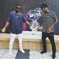 Sarkodie and Stonebwoy at the BET Awards 2015