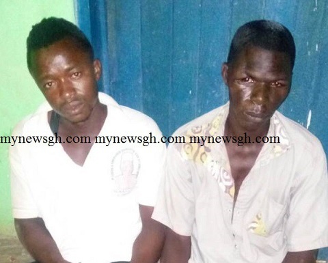The two suspected robbers who shot and killed a policeman