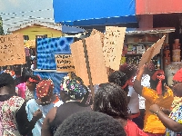 Some of the women who were not part of the so-called demonstration