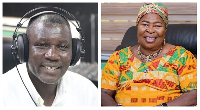 Photo collage of Adakabre Frimpong Manso and the late Akua Donkor