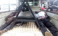 File photo: One of the victims was shot dead while the other was butchered by a mob