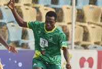 Daniel Awuni plays as a winger