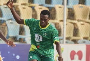 Daniel Awuni plays as a winger