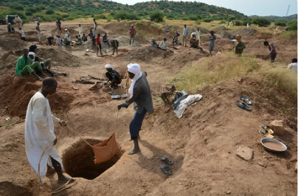 A gold mine in Sudan