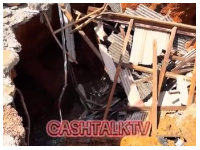 Snipped of the collapsed building