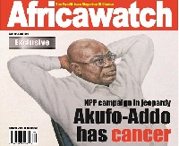 Image of Nana Akufo-Addo on cover page of the publication in question