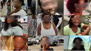 These are some women the Russian allegedly encountered and later shared their videos online