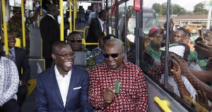 Ayalolo buses won’t sideline trotro drivers – Mahama