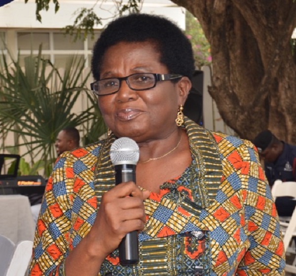 Former Minister of State in charge of Tertiary Education, Elizabeth Ohene