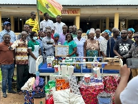 The donation including a cash amount of GHS5,000 plus other essential items
