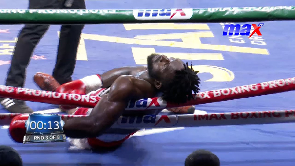 Olanrewaju Gabriel Oluwasegun collapsed during a bout at the Bukom Boxing Arena