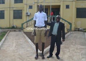 Meet Ebenezer Mensah, the 16-year-old 'Goliath' of Swedru