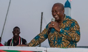 Mahama Laughing