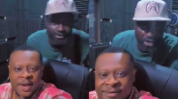 The two were seen singing together in a video capturing moments from the studio