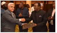 Agric Minister Afriyie Akoto signed on behalf of Ghana