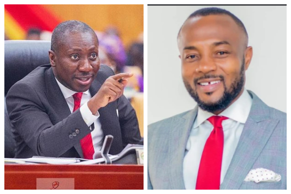 Afenyo-Markin [L] and Jerry Ahmed Shaib