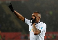 Ayew fired the Swans in front from inside the box in the 60th minute