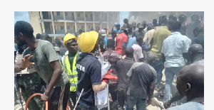 Rescue operation dey go on as school wey collapse for Jos trap several students