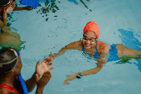 Dearing made history by qualifying as the first black female swimmer to represent Great Britain