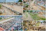 Accra Floods: Drone footage captures widespread damage after heavy downpour