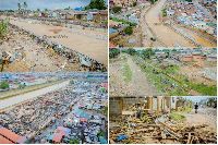 Shots from Some of the Flood-Hit Areas in Accra