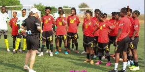 Ghana arrived on Sunday to continue preparations ahead of the match