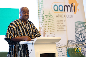 John Dramani Mahama is the President of Ghana