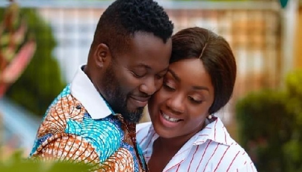 Adjetey Anang and wife, Elom