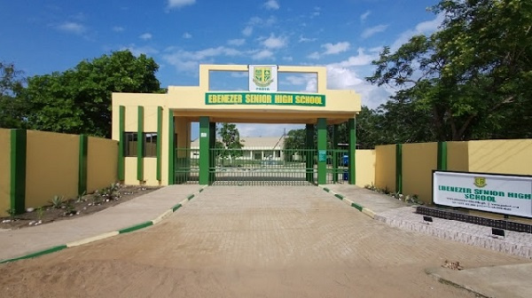 The entrance to Ebenezer Senior High School