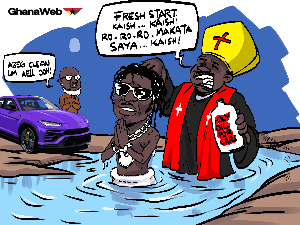 Shatta Wale undergoes spiritual cleansing after release from EOCO detention