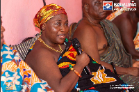 Paramount Queen Mother of the Drobo Traditional area, in the Bono Region, Nana Yaa Ansua