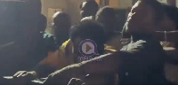 Some of the residents attempting to lynch the said thief